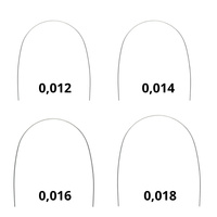Łuki niklowo-tytanowe NiTi (okrągłe - 0.016) 10szt I-FLOW
